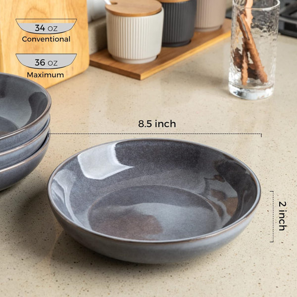 Gray serving bowls sale